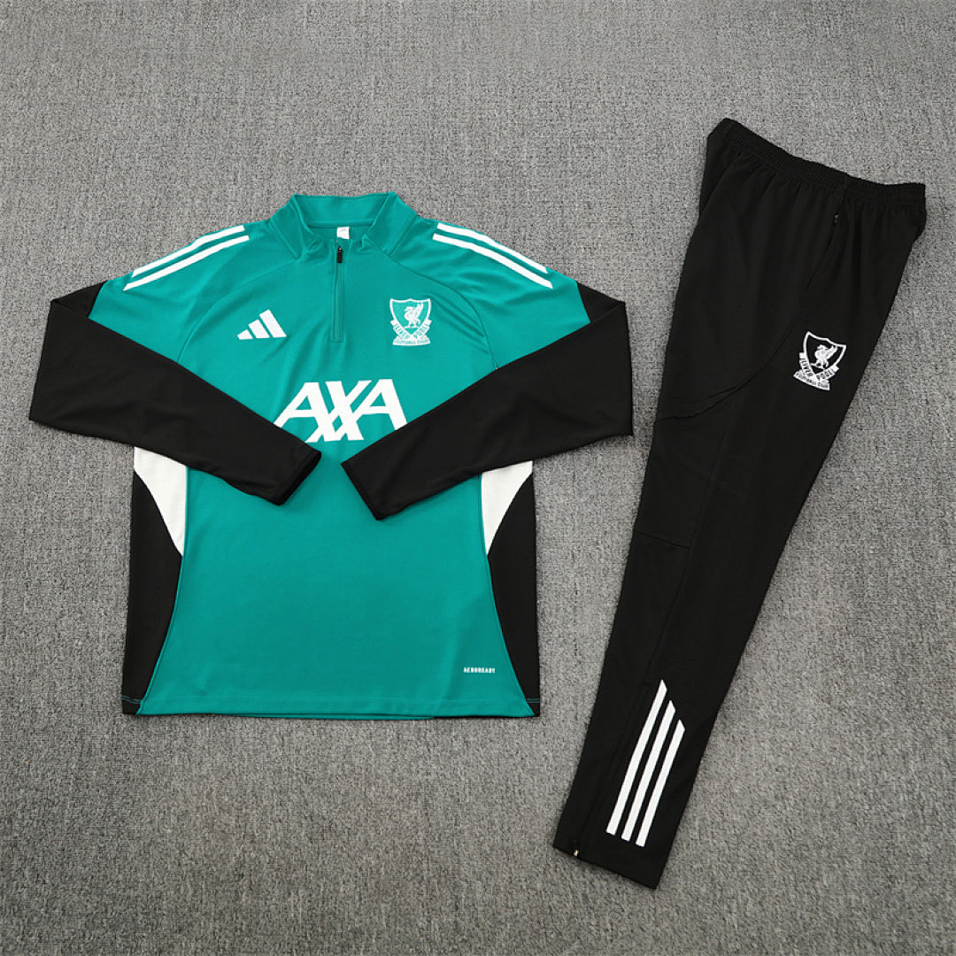 Survêtement ensemble jogging Liverpool Vert 2025/26 - Adulte