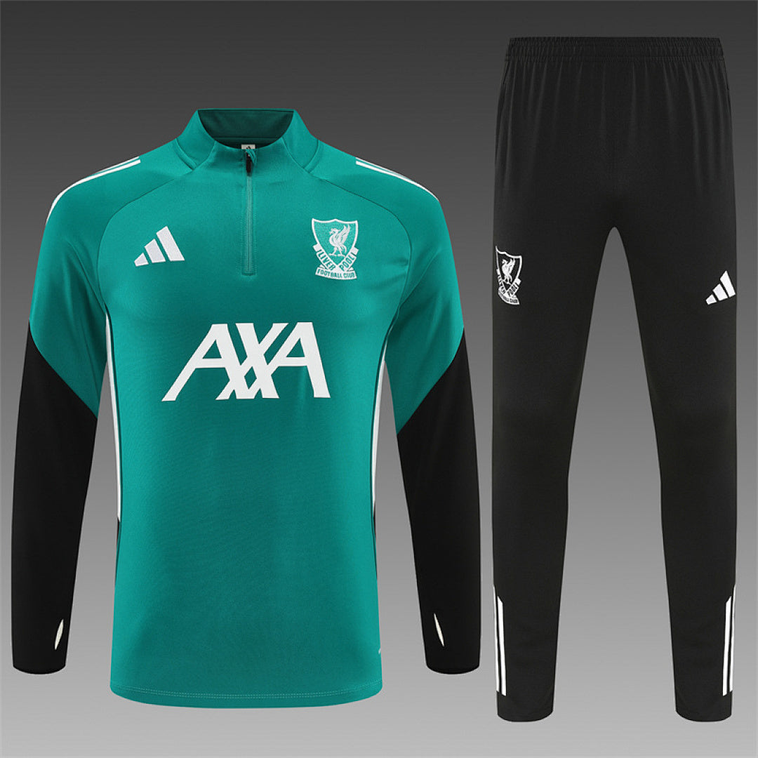 Survêtement ensemble jogging Liverpool Vert 2025/26 - Adulte