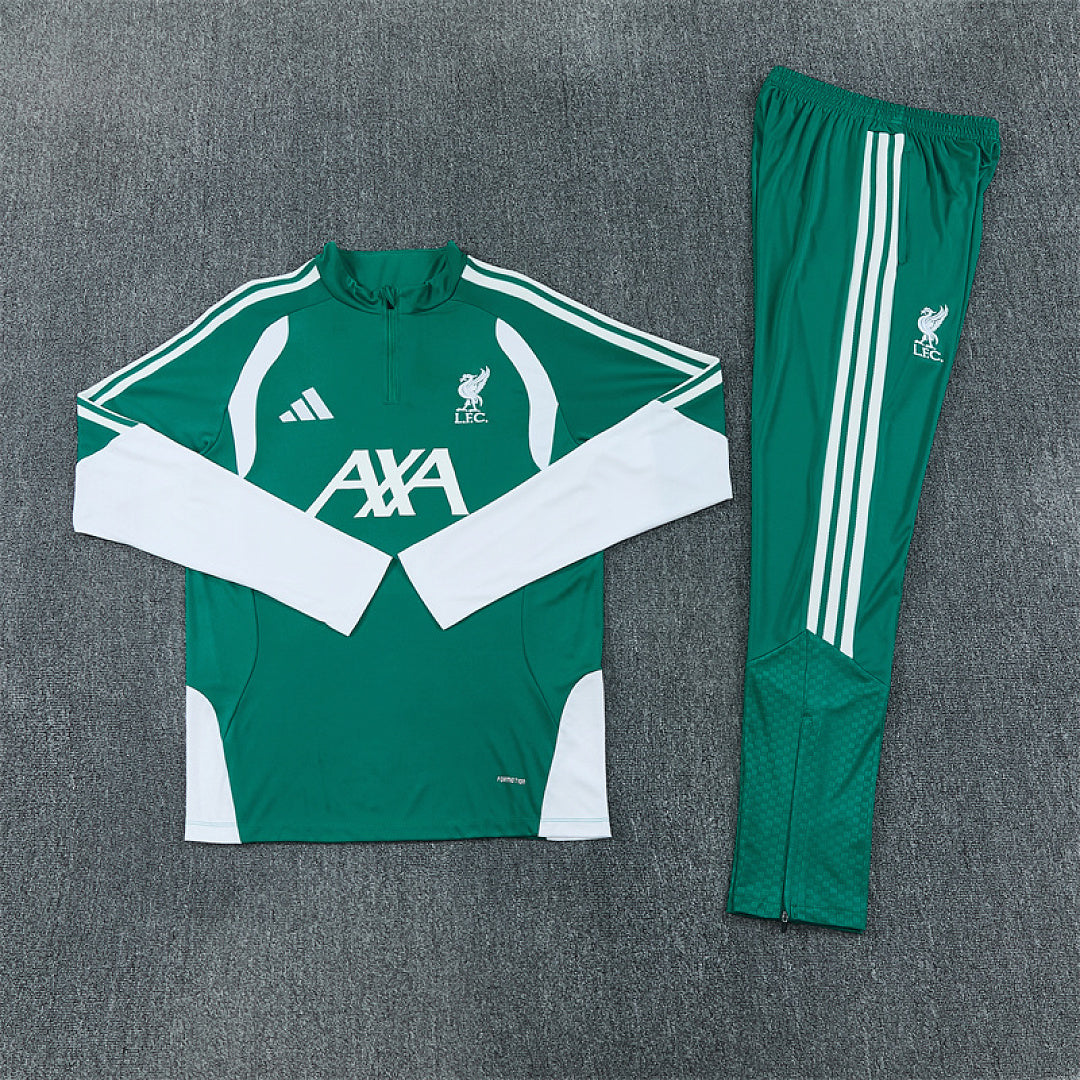 Survêtement Ensemble Jogging Liverpool Vert 2026/27 - Adulte