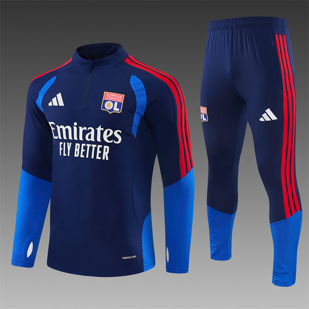 Survêtement ensemble jogging Lyon 2026/27 Bleu Roi - Adulte