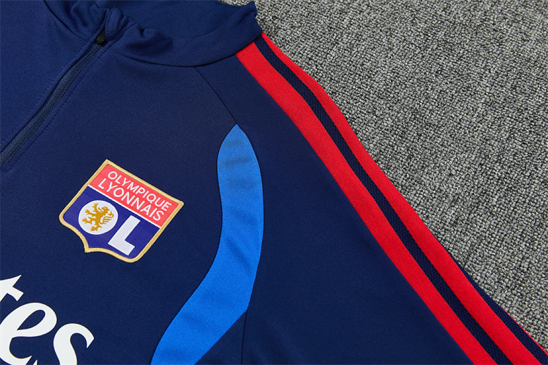 Survêtement ensemble jogging Lyon 2026/27 Bleu Roi - Adulte