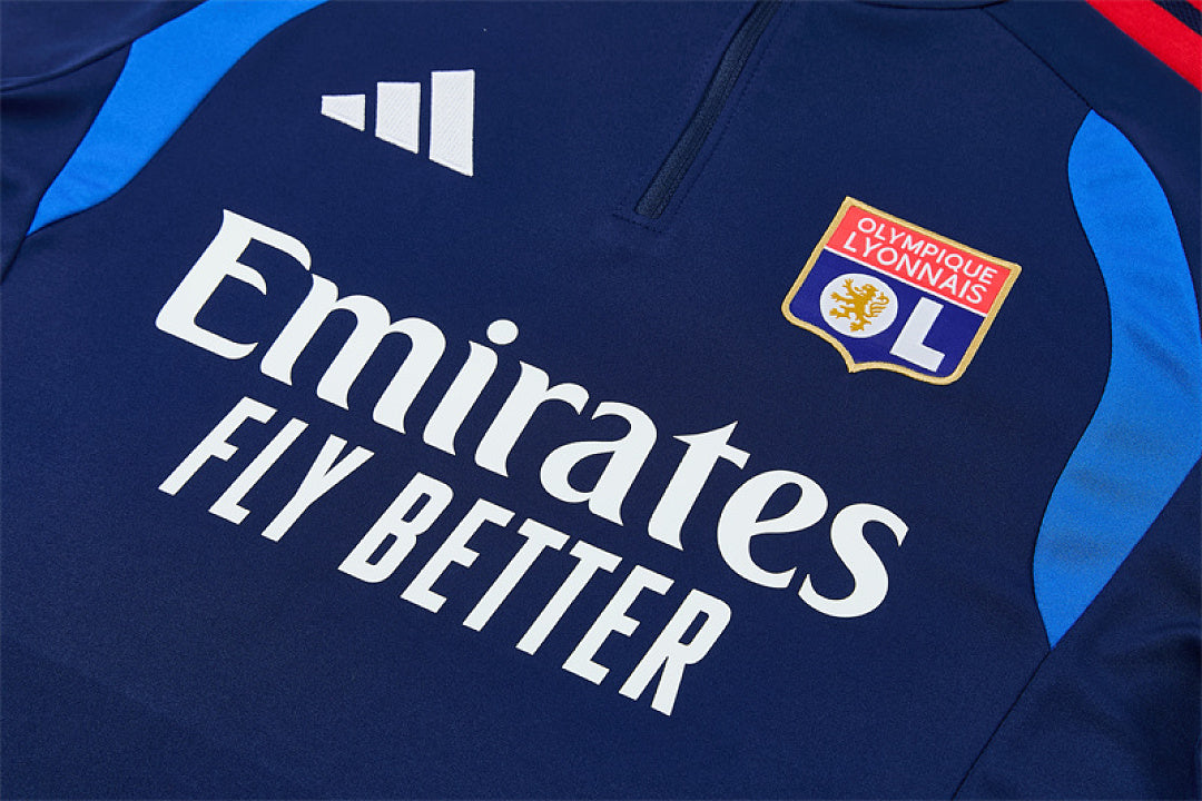 Survêtement ensemble jogging Lyon 2026/27 Bleu Roi - Adulte