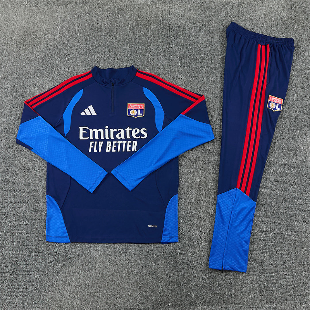 Survêtement ensemble jogging Lyon 2026/27 Bleu Roi - Adulte