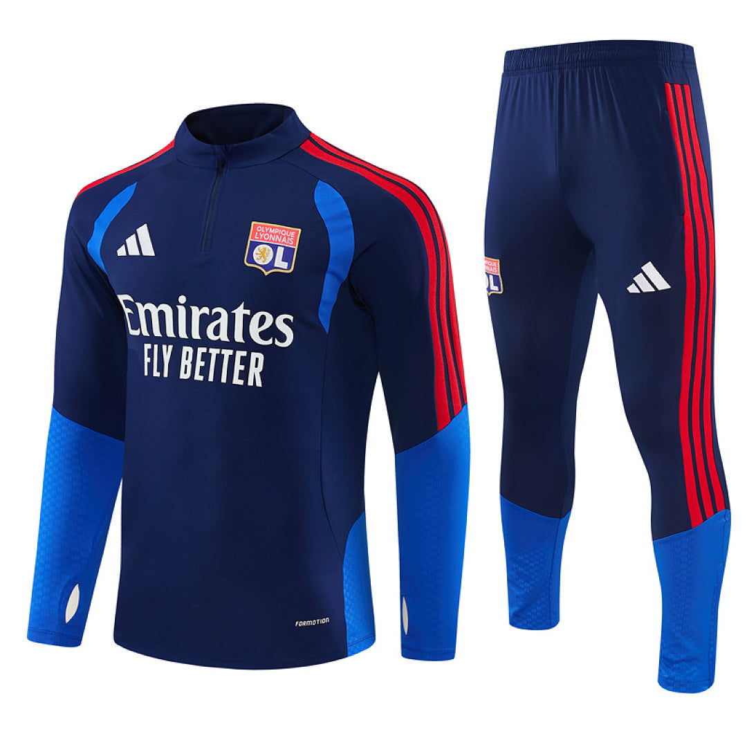 Survêtement ensemble jogging Lyon 2026/27 Bleu Roi - Adulte