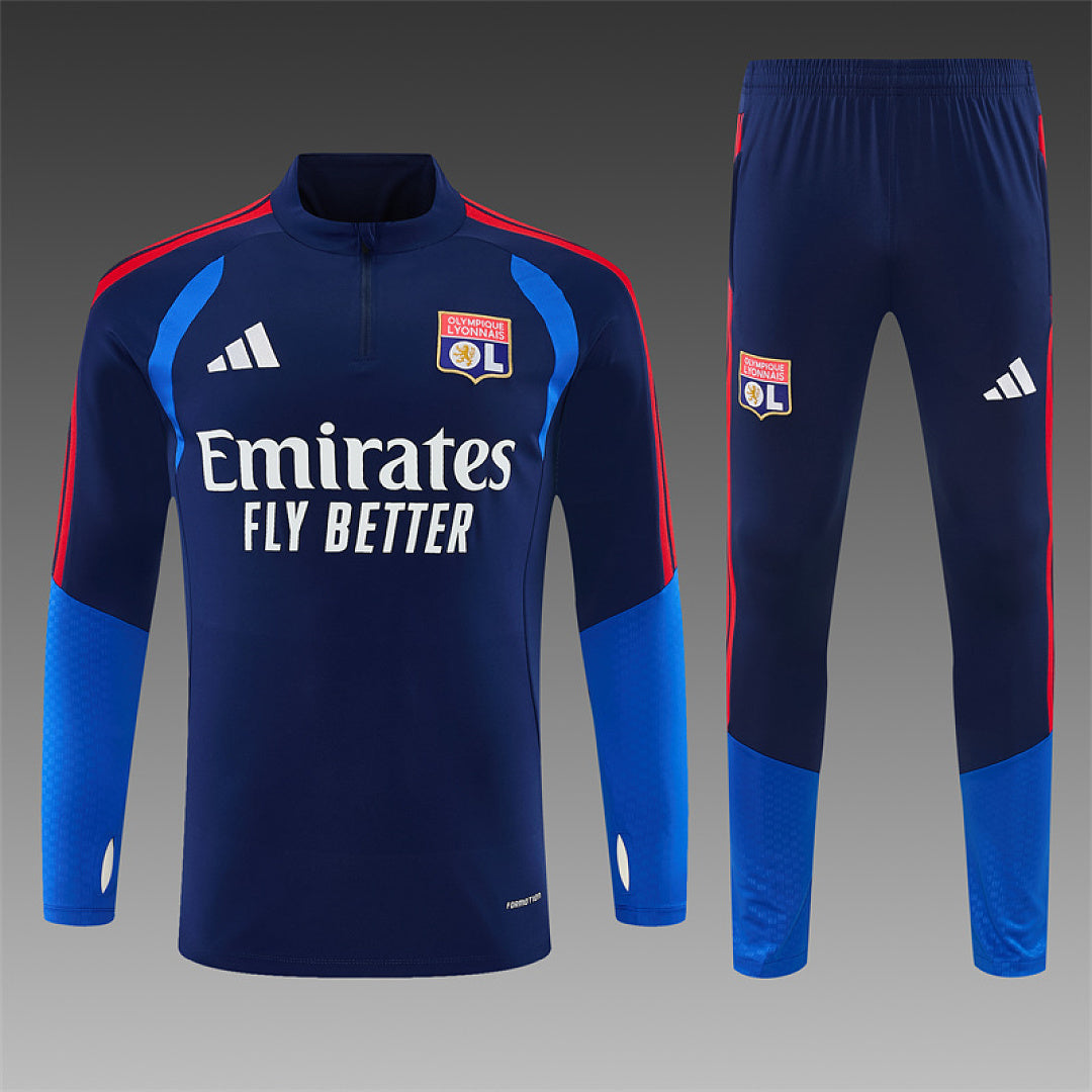 Survêtement ensemble jogging Lyon 2026/27 Bleu Roi - Adulte