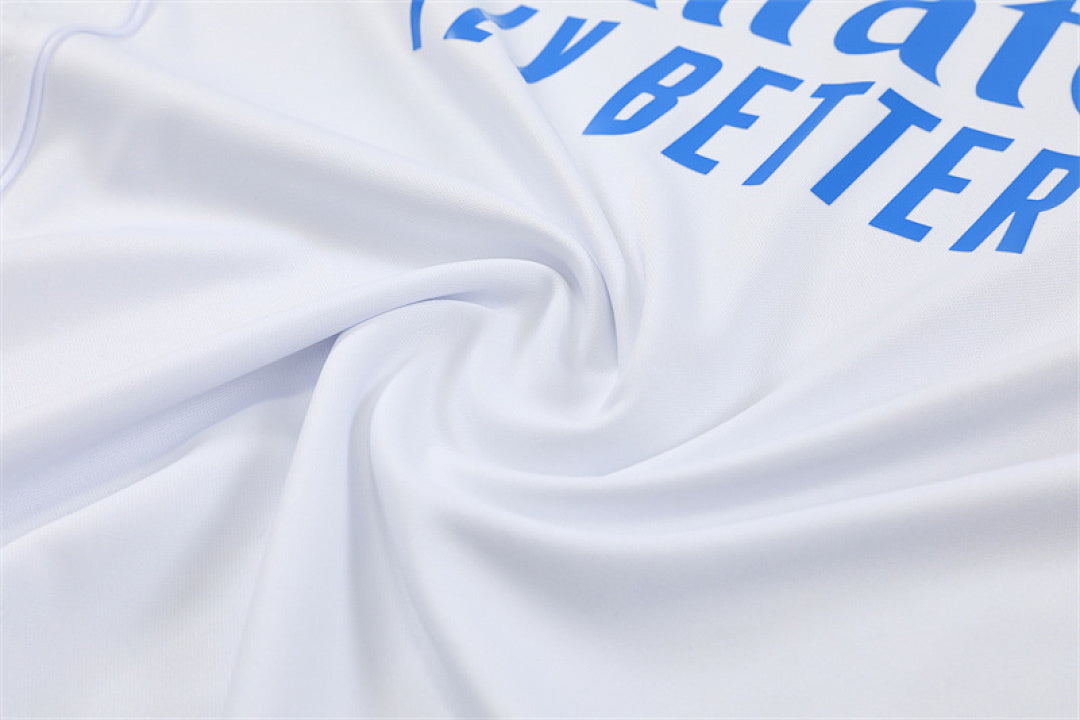 Survêtement Ensemble Jogging Madrid 2025/26 Blanc Bleu Clair - Adulte
