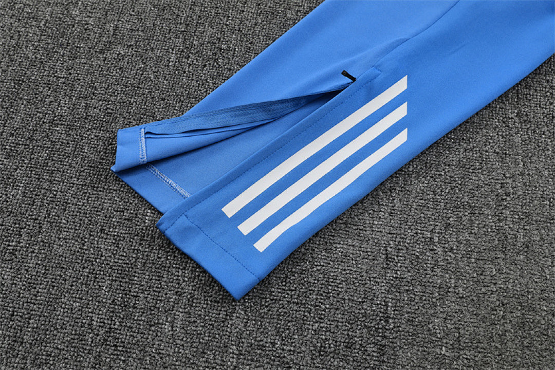 Survêtement Ensemble Jogging Madrid 2025/26 Blanc Bleu Clair - Adulte
