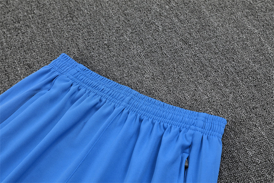 Survêtement Ensemble Jogging Madrid 2025/26 Blanc Bleu Clair - Adulte