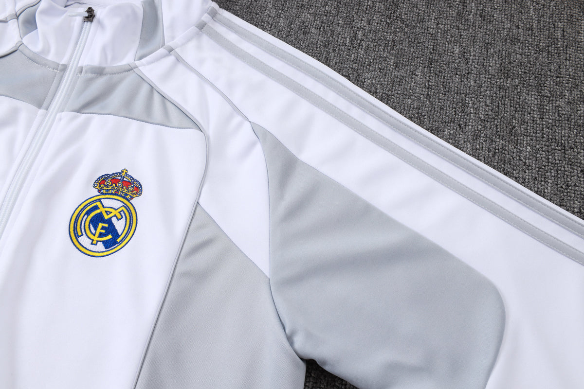 Survêtement Ensemble Jogging Madrid Blanc Gris 2025/26