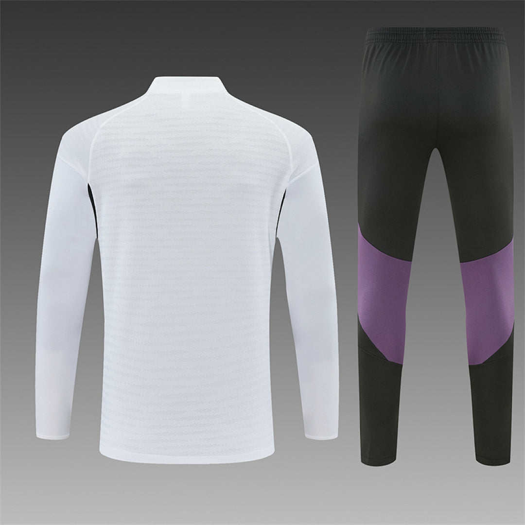 Survêtement ensemble jogging Manchester Blanc 2025/26 - Adulte