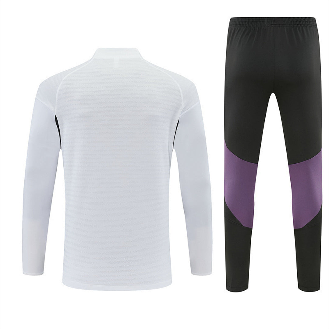 Survêtement ensemble jogging Manchester Blanc 2025/26 - Adulte