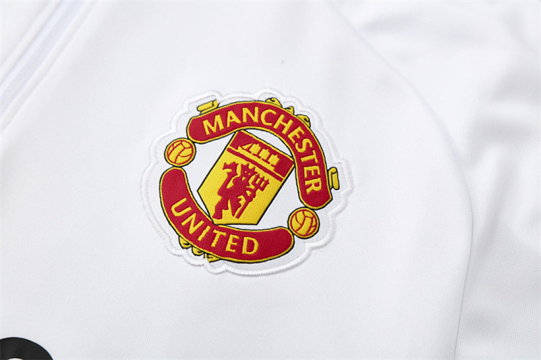 Survêtement Ensemble Jogging Manchester Blanc 2025/26 - Adulte