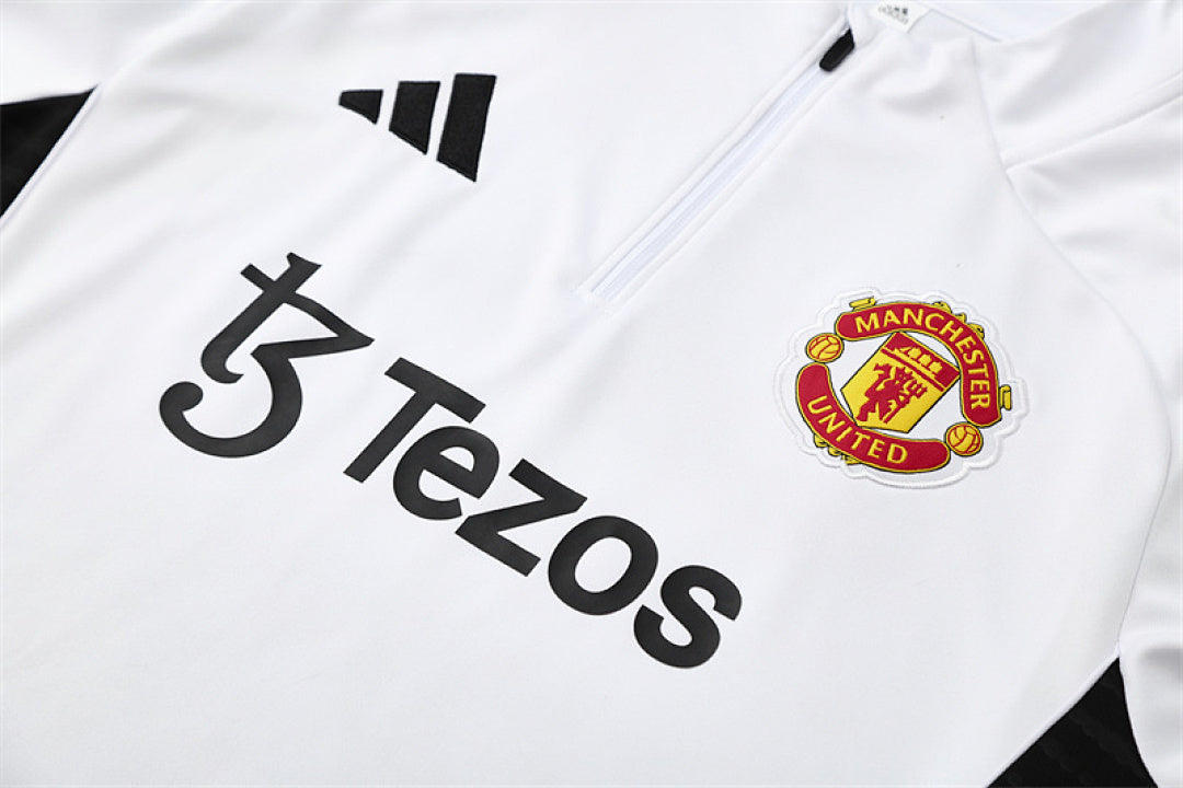 Survêtement Ensemble Jogging Manchester Blanc 2025/26 - Adulte