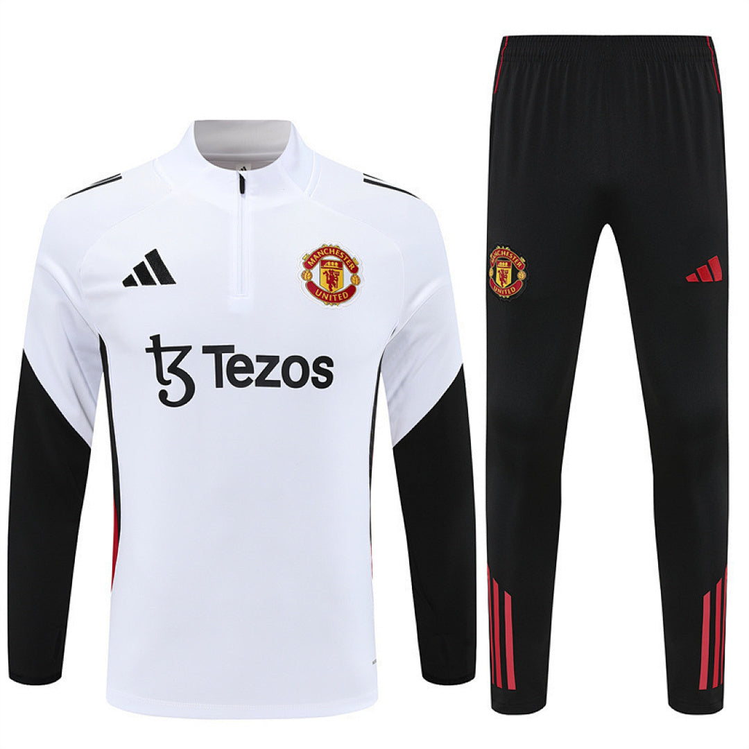 Survêtement Ensemble Jogging Manchester Blanc 2025/26 - Adulte