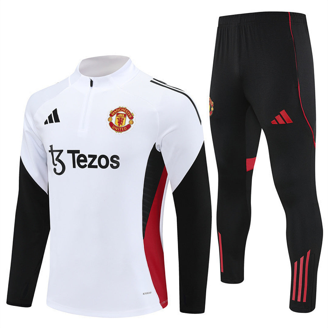Survêtement Ensemble Jogging Manchester Blanc 2025/26 - Adulte