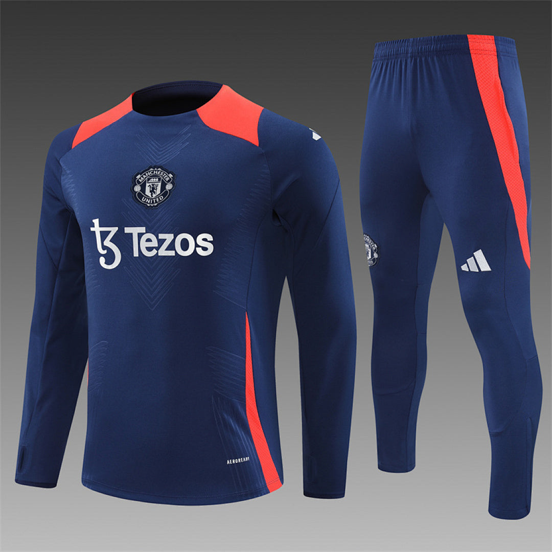 Survêtement Ensemble Jogging Manchester Bleu Roi 2024/25 - Adulte