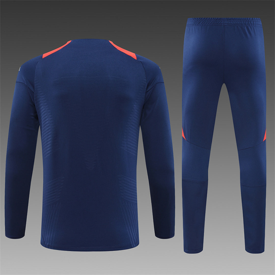 Survêtement Ensemble Jogging Manchester Bleu Roi 2024/25 - Adulte