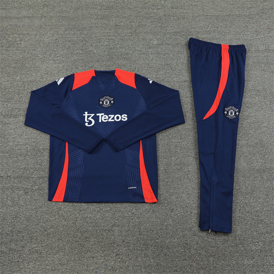 Survêtement Ensemble Jogging Manchester Bleu Roi 2024/25 - Adulte