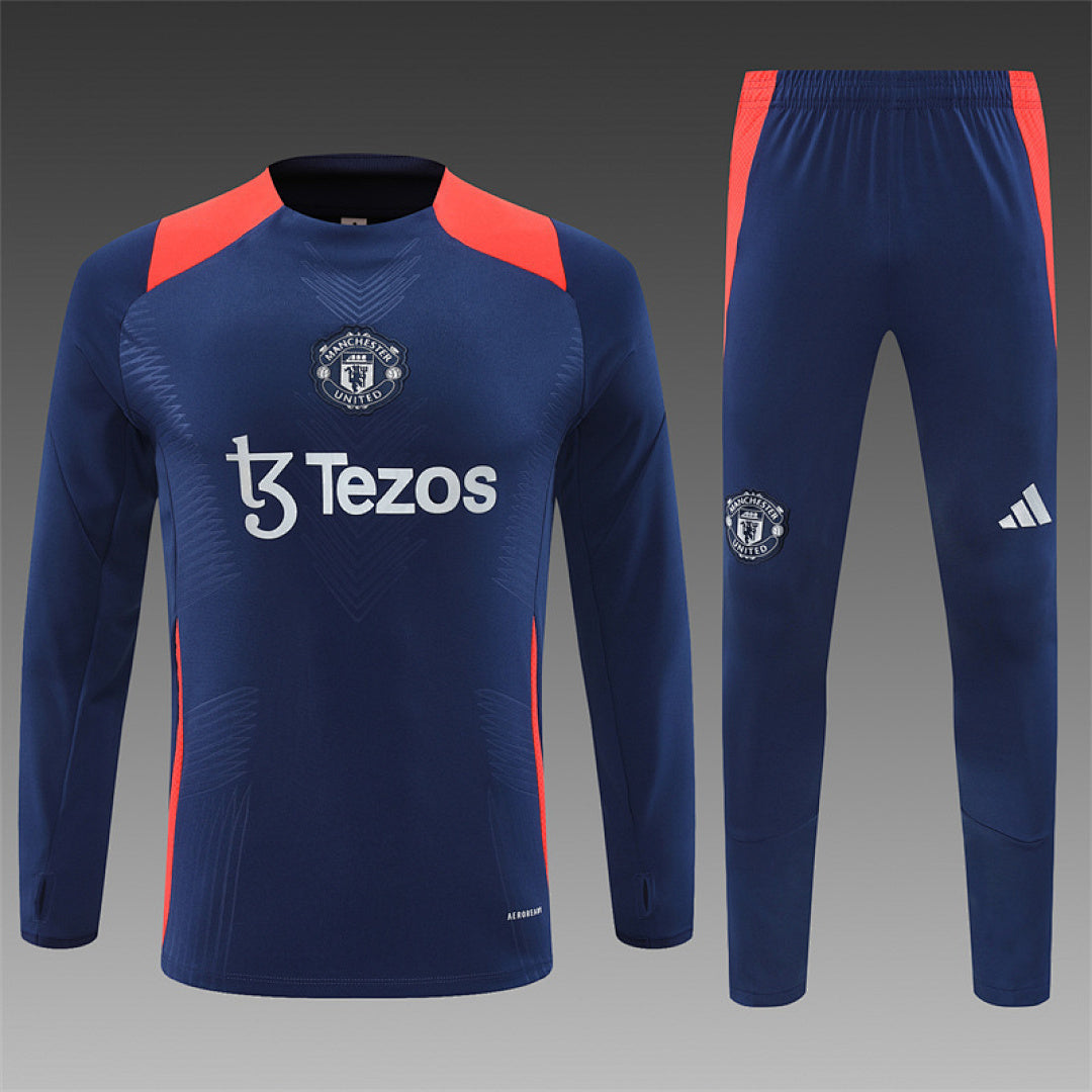 Survêtement Ensemble Jogging Manchester Bleu Roi 2024/25 - Adulte