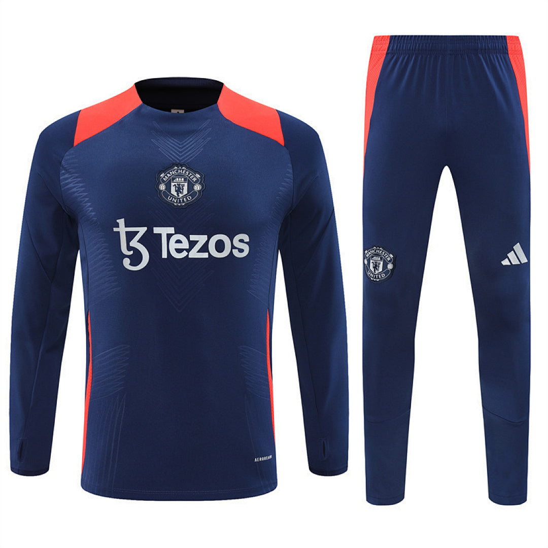 Survêtement Ensemble Jogging Manchester Bleu Roi 2024/25 - Adulte