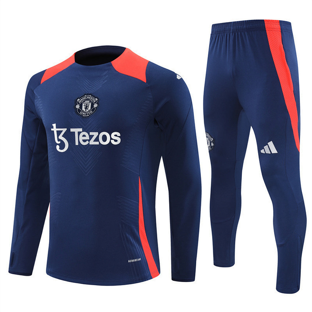 Survêtement Ensemble Jogging Manchester Bleu Roi 2024/25 - Adulte