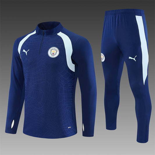 Survêtement ensemble jogging Manchester City Bleu Roi - Adulte