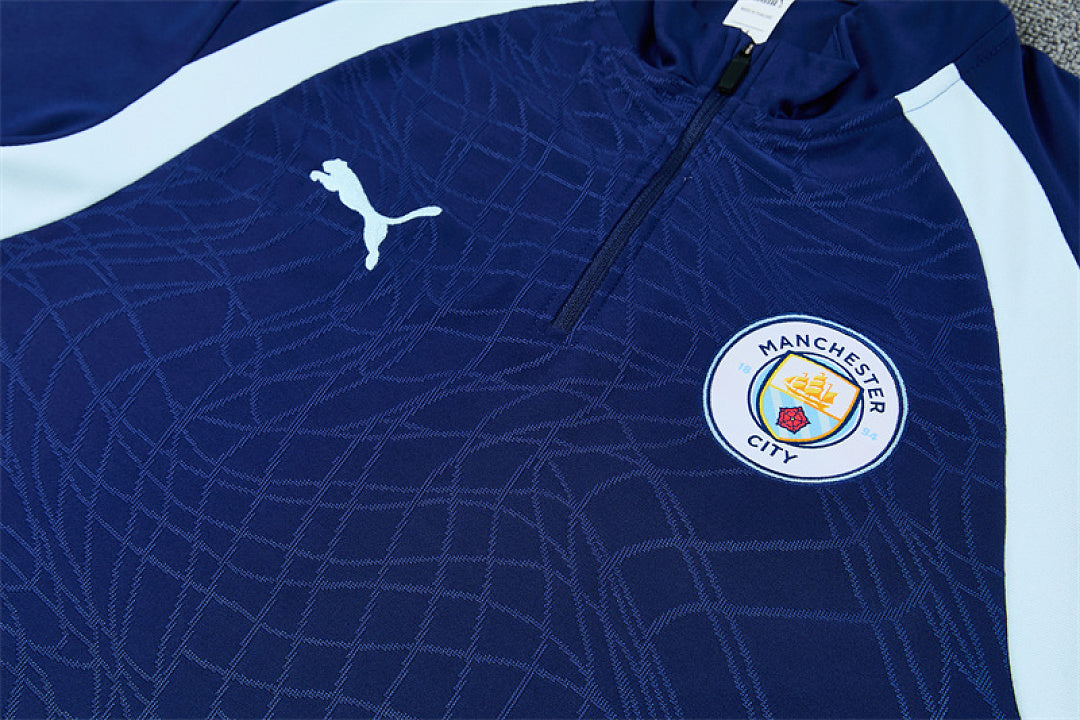 Survêtement ensemble jogging Manchester City Bleu Roi - Adulte