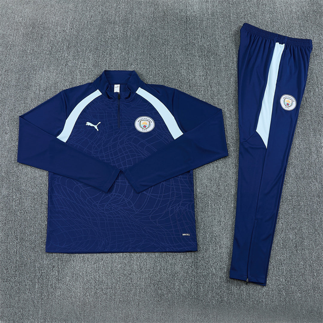 Survêtement ensemble jogging Manchester City Bleu Roi - Adulte
