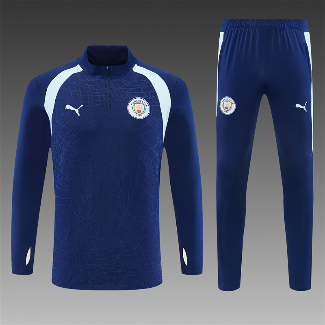 Survêtement ensemble jogging Manchester City Bleu Roi - Adulte