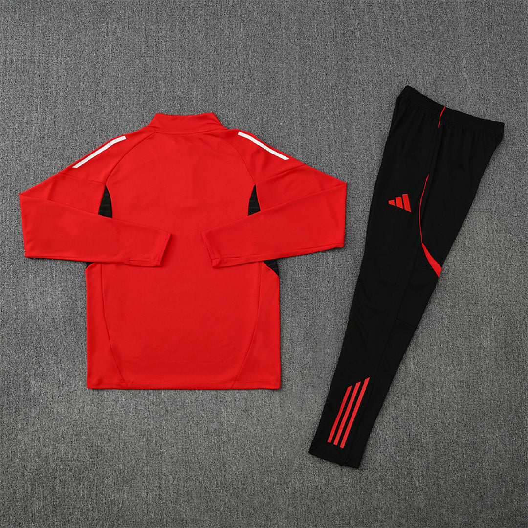 Survêtement Ensemble Jogging Manchester Rouge 2025/26 - Adulte