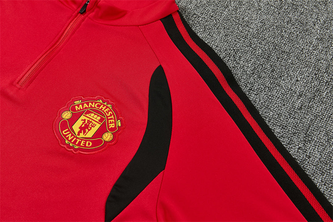 Survêtement Ensemble Jogging Manchester Rouge 2026/27 - Adulte