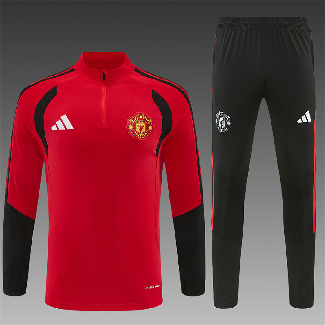 Survêtement Ensemble Jogging Manchester Rouge 2026/27 - Adulte