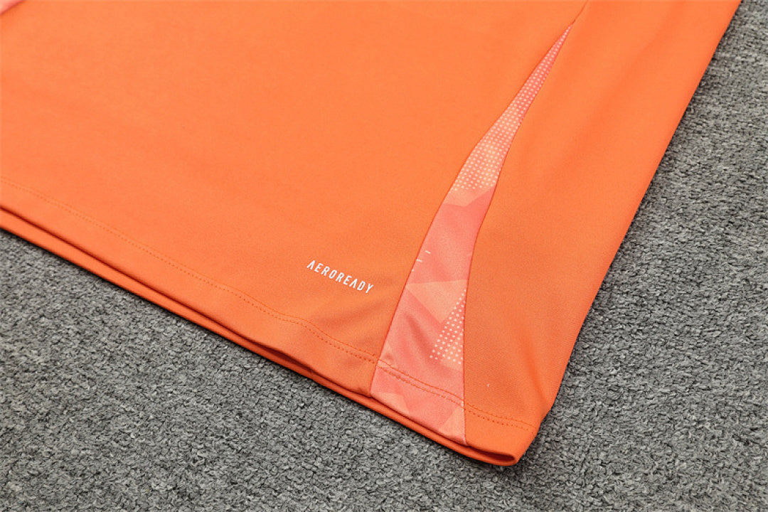Survêtement Ensemble Jogging Manchester United 2024/25 Orange - Adulte