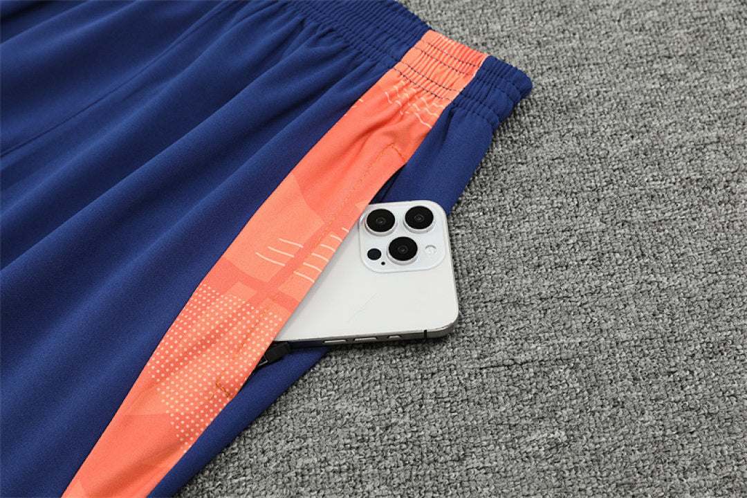 Survêtement Ensemble Jogging Manchester United 2024/25 Orange - Adulte