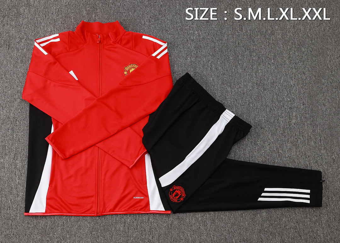 Survêtement Ensemble Jogging Manchester United 2024/25 Rouge