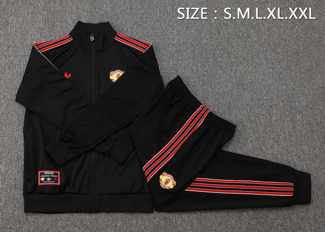 Survêtement Ensemble Jogging Manchester United Noir 2025/26