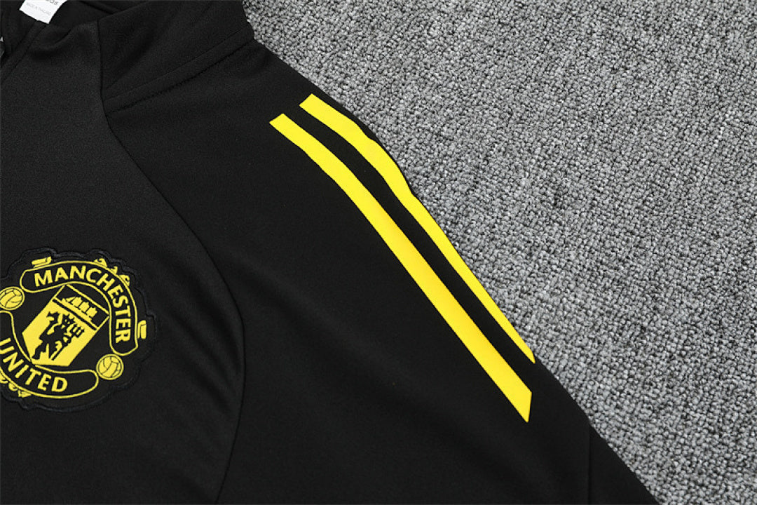 Survêtement Ensemble Jogging Manchester United Noir 2025/26 - Adult