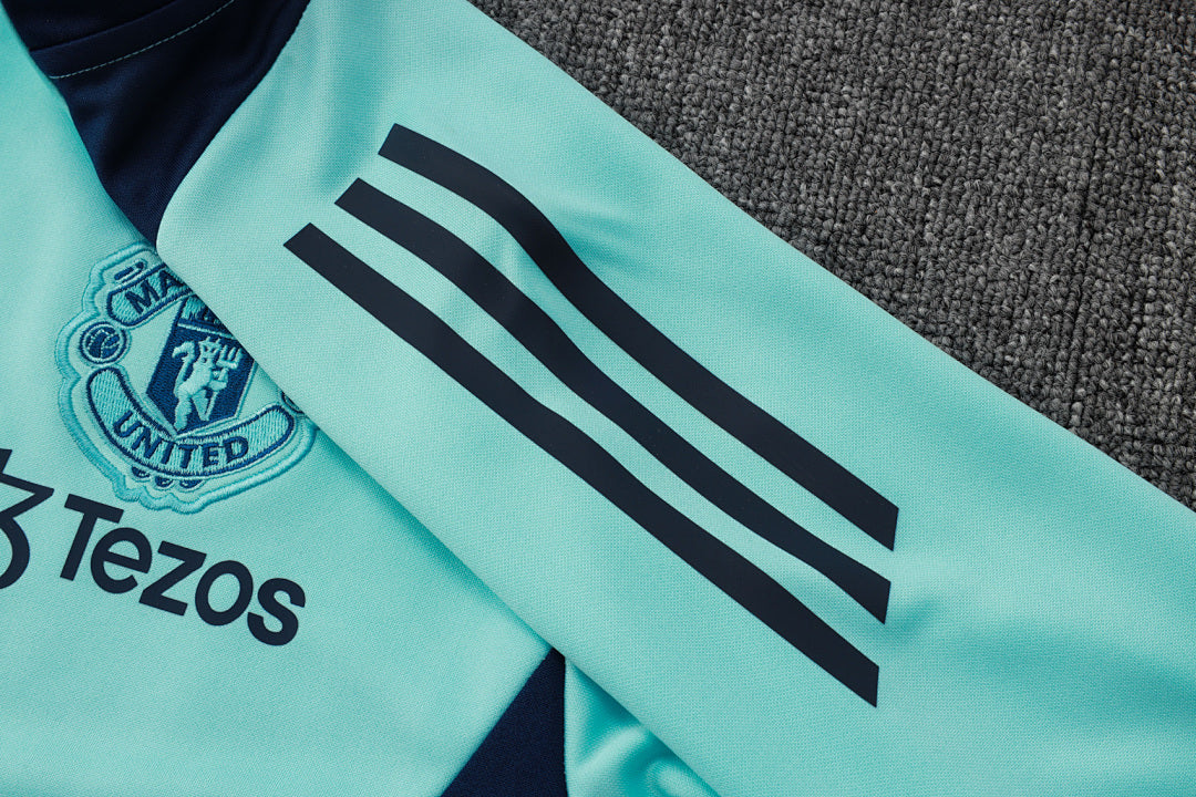 Survêtement Ensemble Jogging Manchester United Vert Clair 2024/25