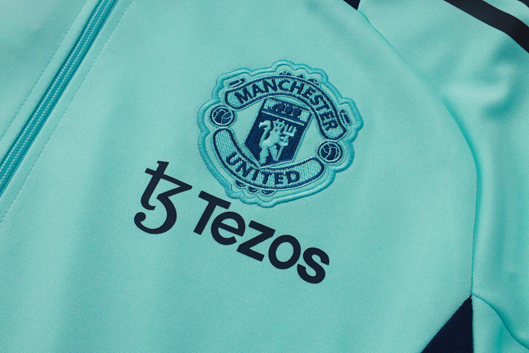 Survêtement Ensemble Jogging Manchester United Vert Clair 2024/25