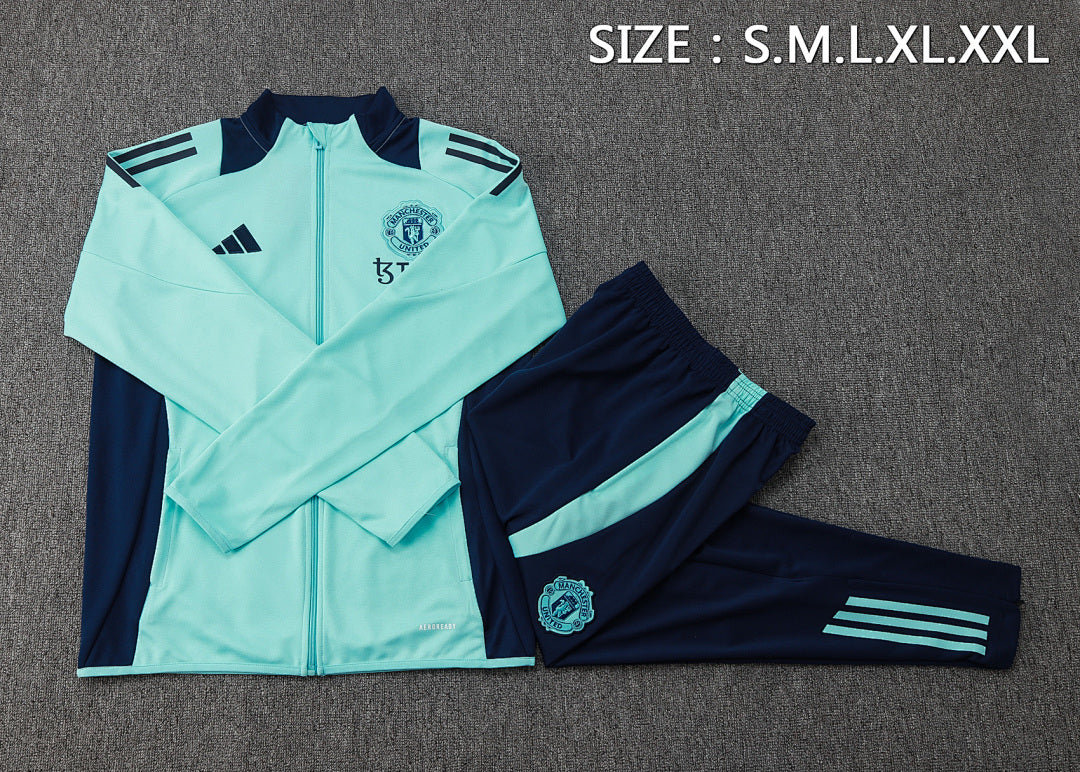 Survêtement Ensemble Jogging Manchester United Vert Clair 2024/25