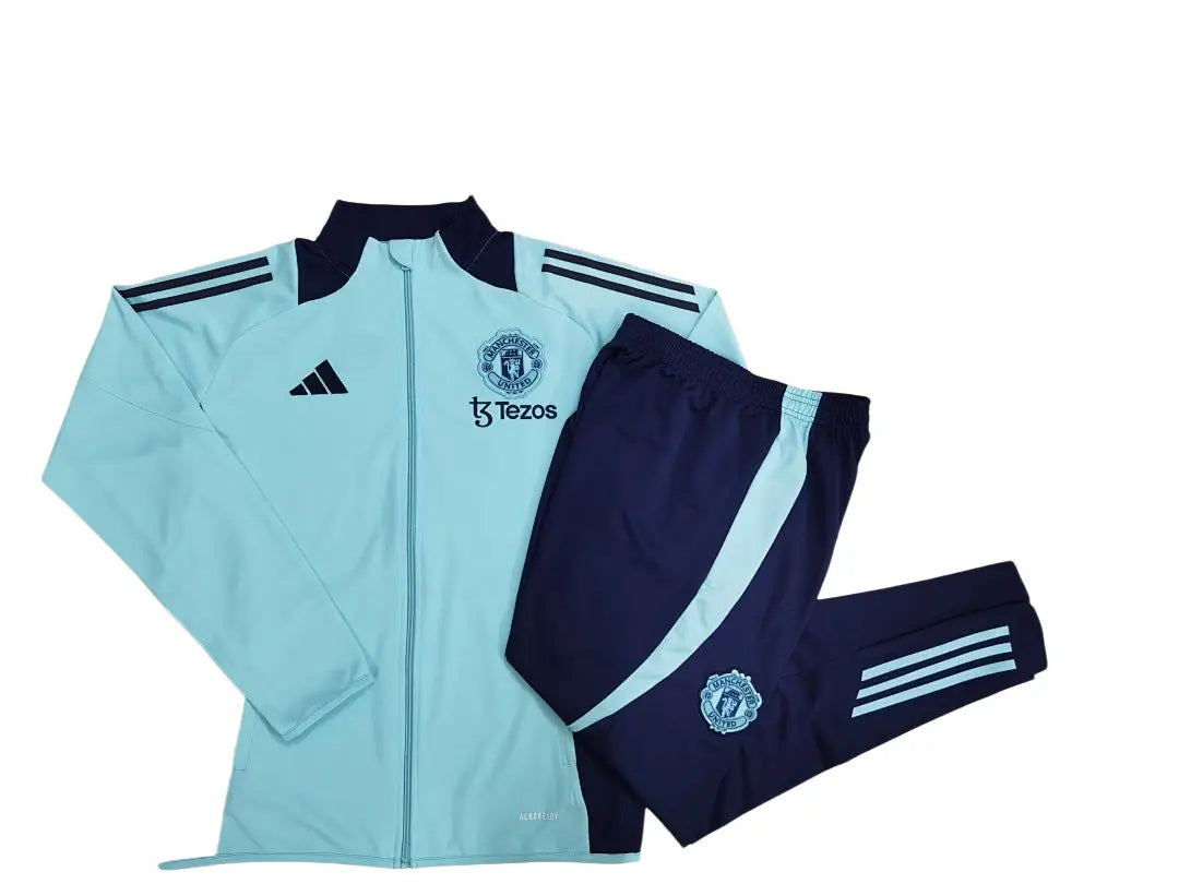 Survêtement Ensemble Jogging Manchester United Vert Clair 2024/25