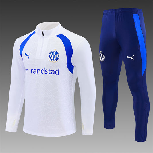 Survêtement Ensemble Jogging Marseille 2026/27 - Adulte Blanc