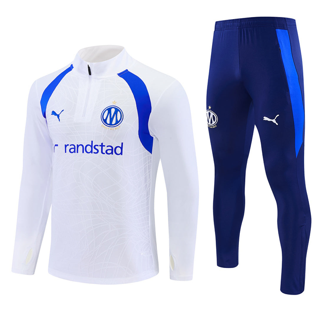 Survêtement Ensemble Jogging Marseille 2026/27 - Adulte Blanc