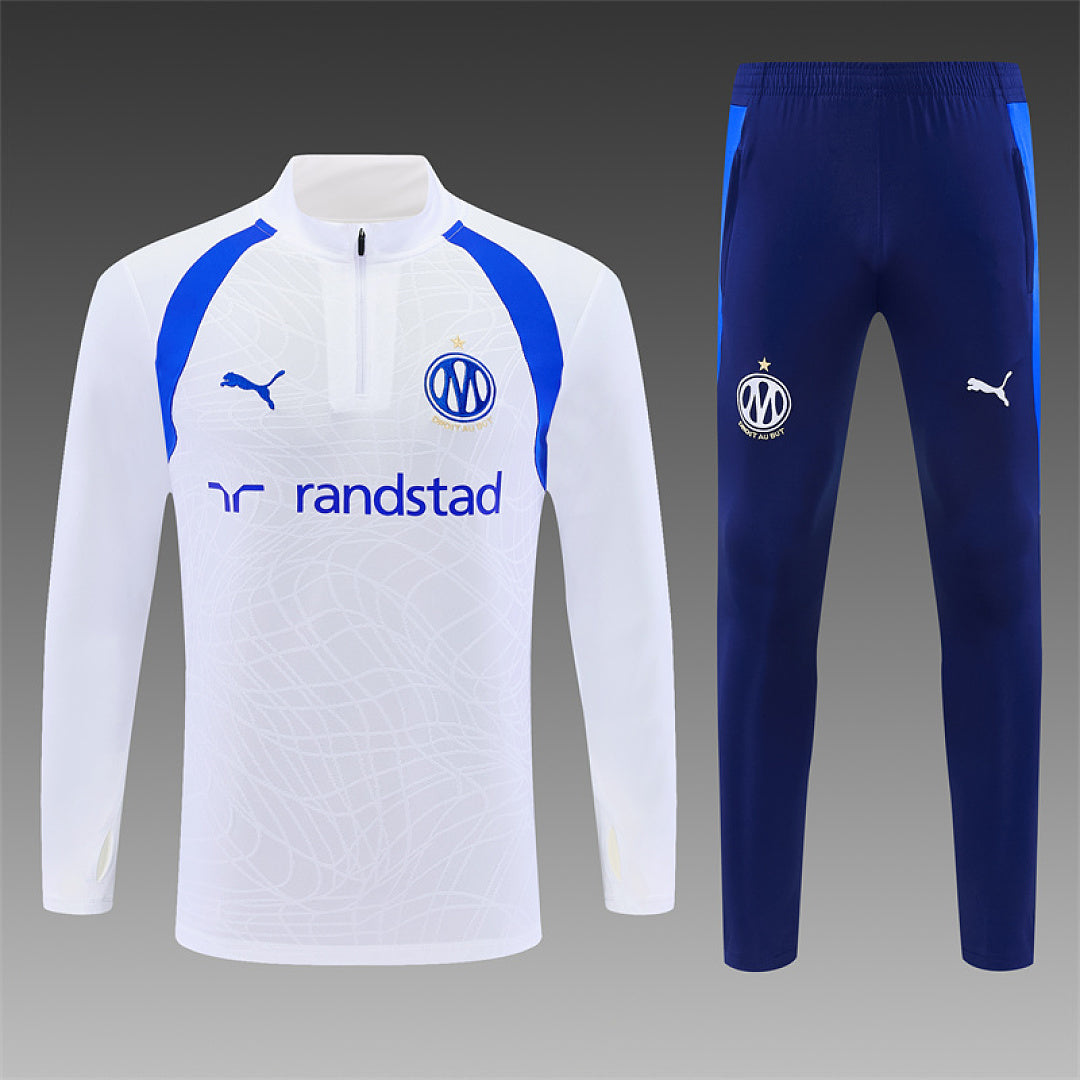 Survêtement Ensemble Jogging Marseille 2026/27 - Adulte Blanc