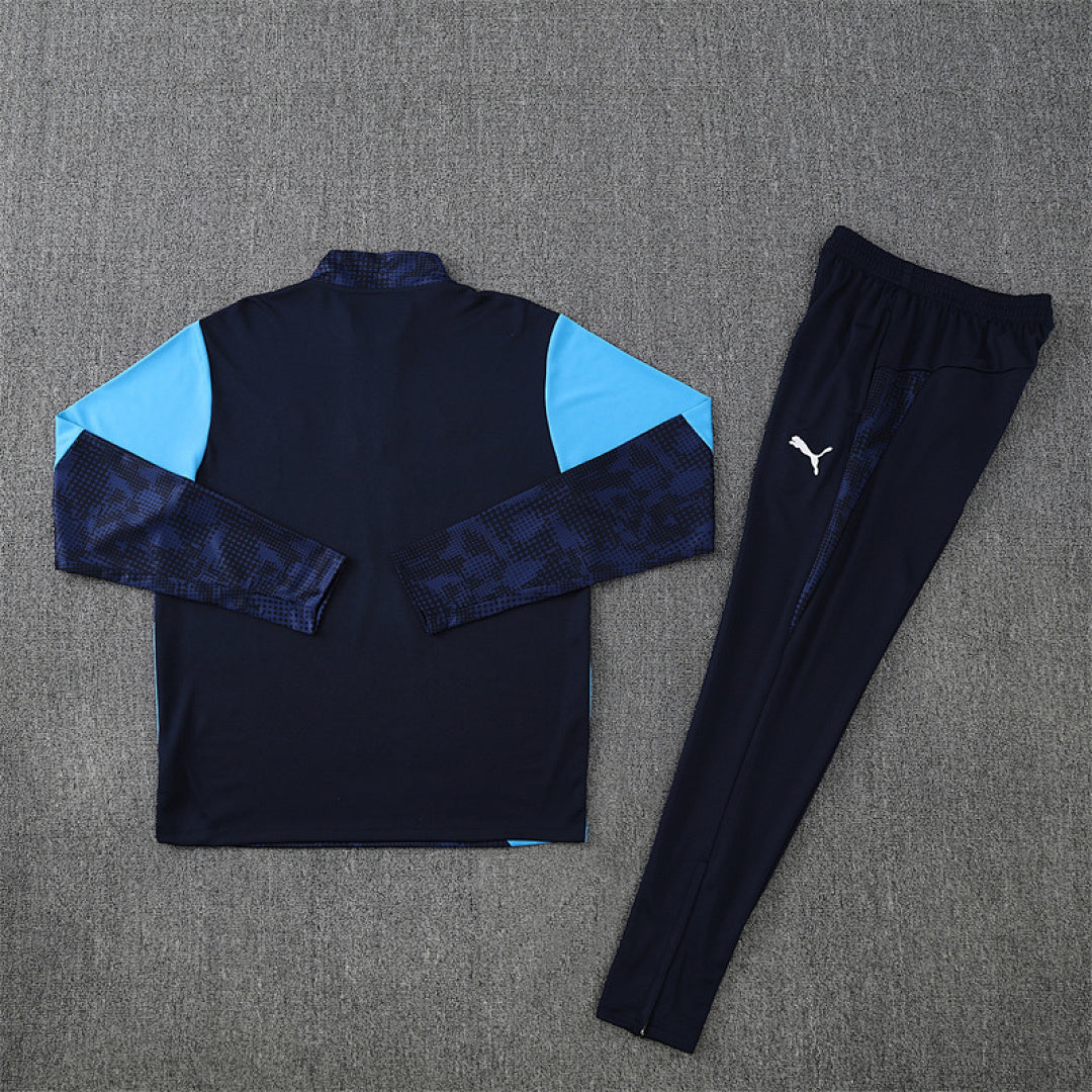Survêtement Ensemble Jogging Marseille Bleu Royal Camouflage 2025/26