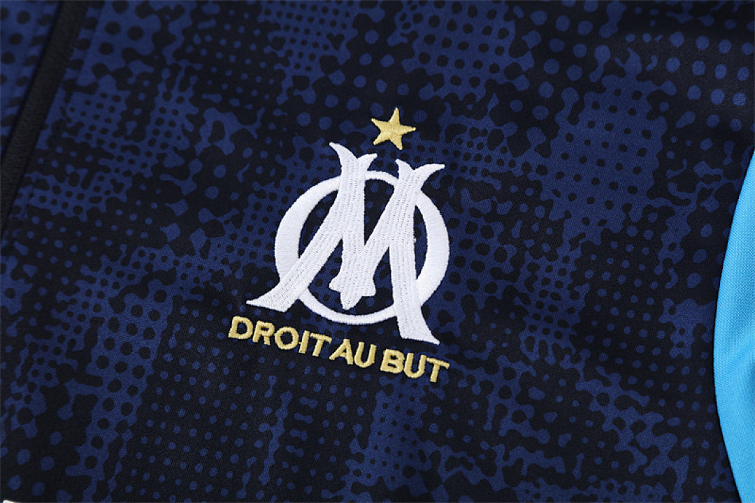 Survêtement Ensemble Jogging Marseille Bleu Royal Camouflage 2025/26
