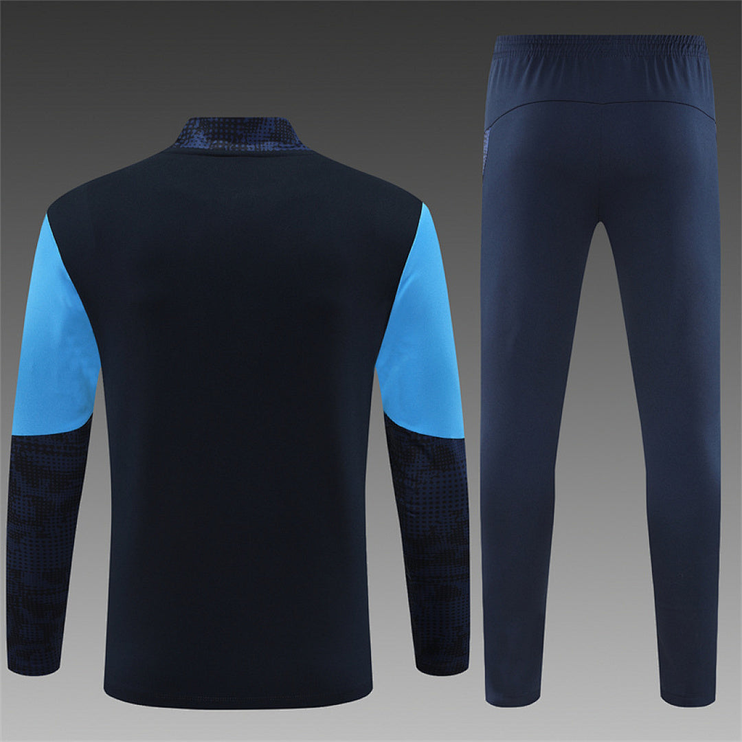 Survêtement Ensemble Jogging Marseille Bleu Royal Camouflage 2025/26