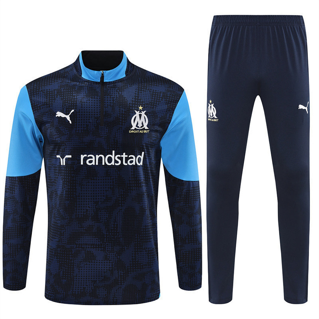 Survêtement Ensemble Jogging Marseille Bleu Royal Camouflage 2025/26