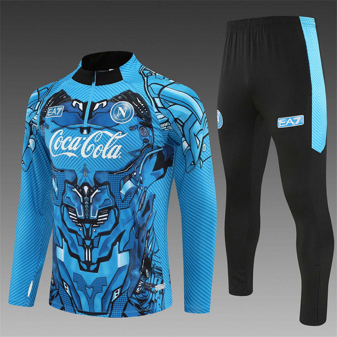 Survêtement ensemble jogging Naples Napoli 2025/26 - Bleu Ciel Camo
