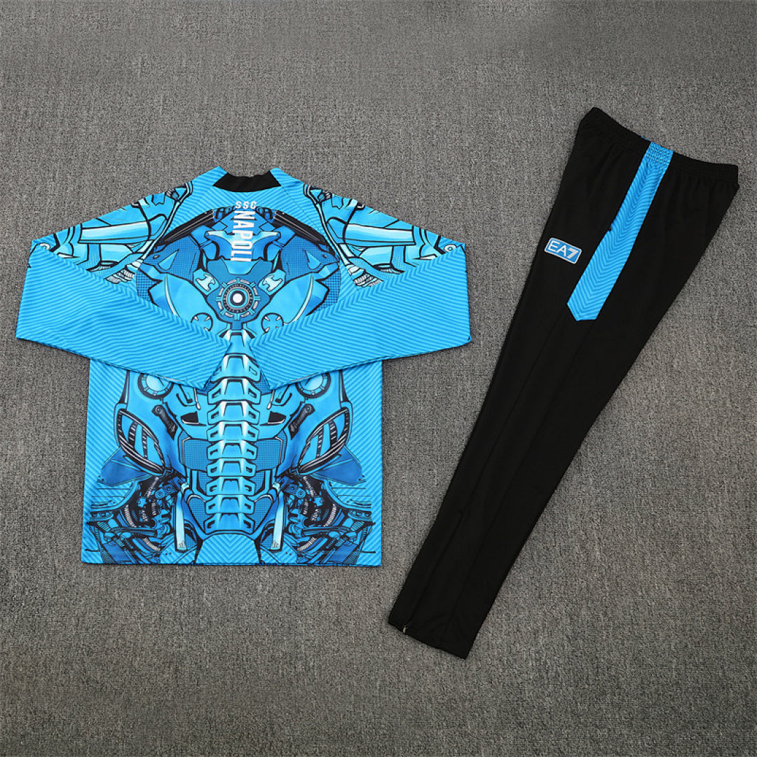 Survêtement ensemble jogging Naples Napoli 2025/26 - Bleu Ciel Camo